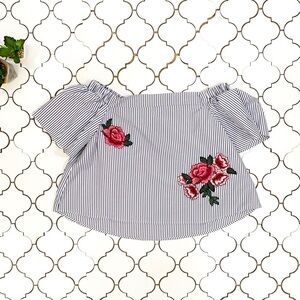 Style House Striped crop top